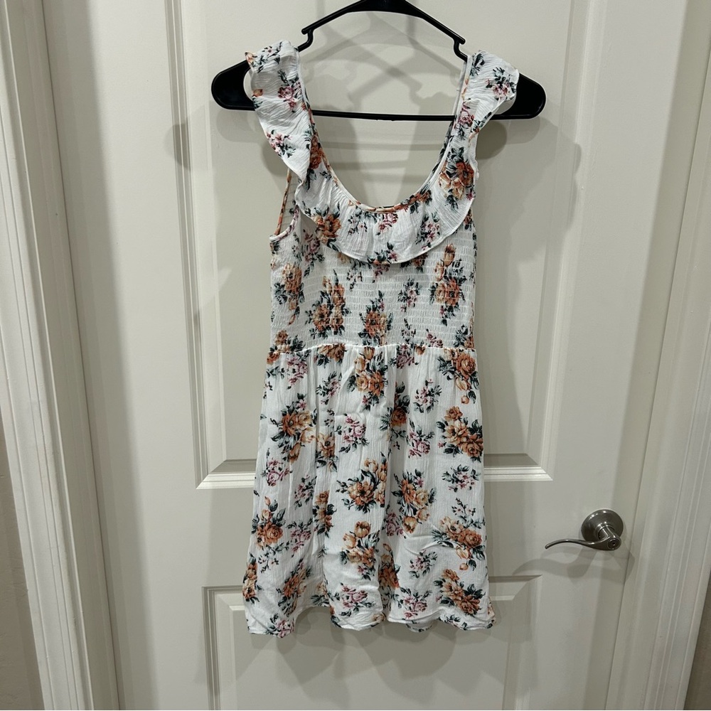 Loft Dress Smocked Flower XS